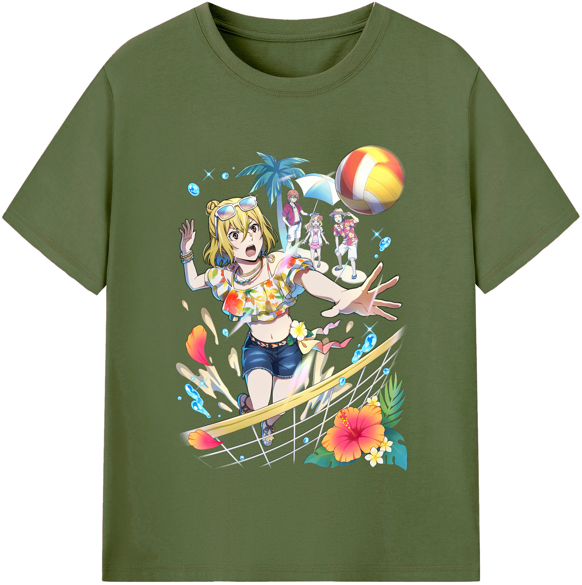 （画像用） 文豪ストレイドッグス Bungo Stray Dogs 綿100％半袖Tシャツ（フロントプリント）